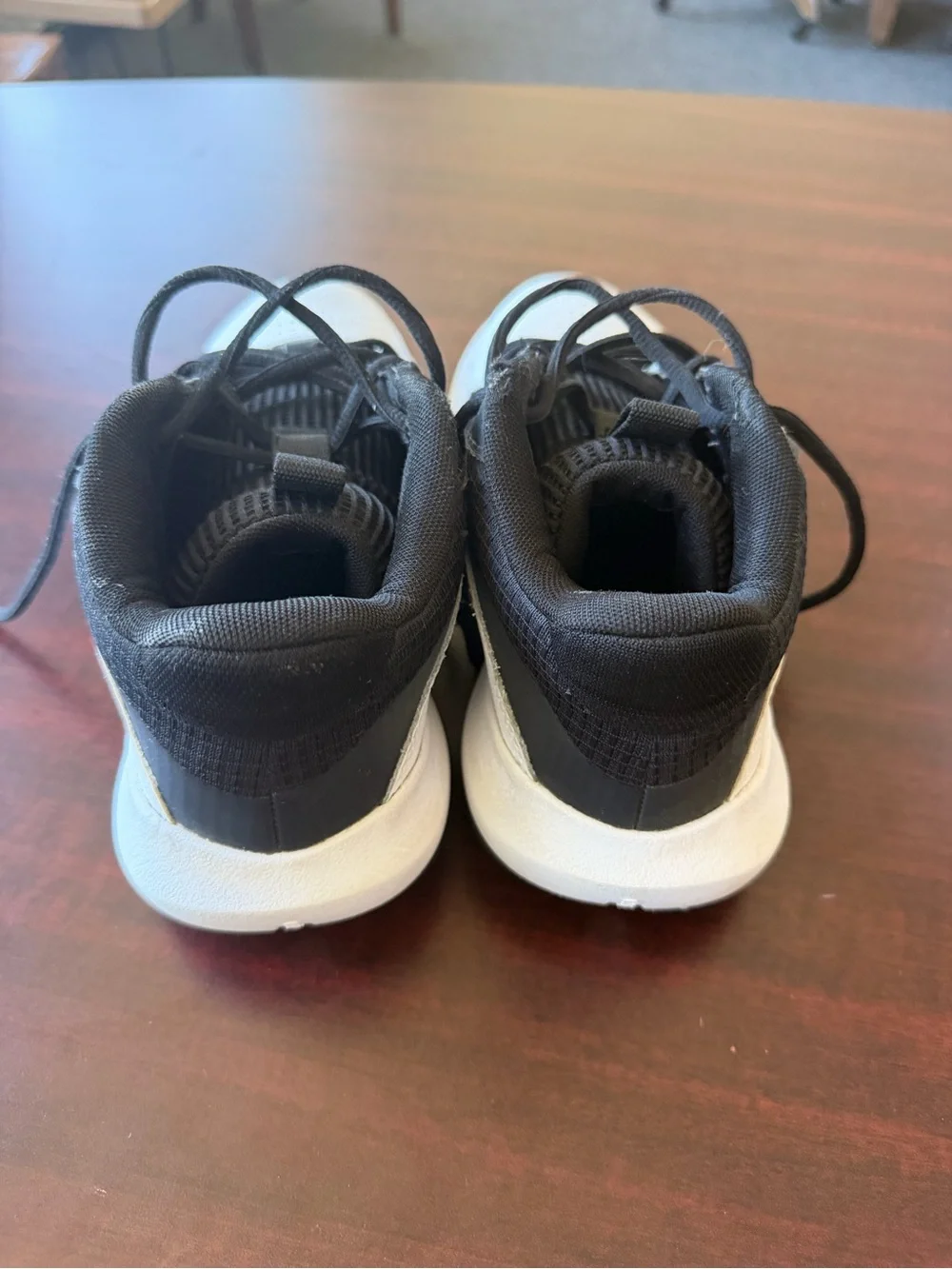 Under Armour Kids Black and White Athletic Sneakers